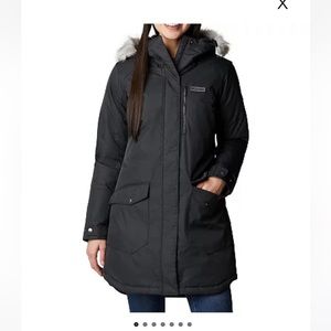 Columbia Women’s Suttle Mountain Faux-Fur Hood Insulated Coat Size Small